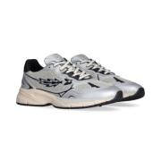 Raket Sneaker in Zilver Zwart Enterprise Japan , Gray , Heren