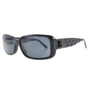 Pre-owned Plastic sunglasses Chanel Vintage , Black , Dames