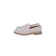 Suede Penny Loafer Schoen Eleventy , Gray , Heren