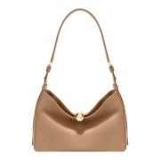 Zachte schoudertas M Furla , Brown , Dames