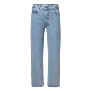 Relaxte Boyfriend Broek met Zichtbare Naden Anine Bing , Blue , Dames