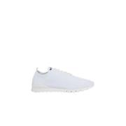 Casual Sneakers in katoen en elastaan Kiton , White , Heren