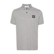 Grijze T-shirts en Polos Stone Island , Gray , Heren