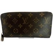 Pre-owned Canvas wallets Louis Vuitton Vintage , Brown , Dames