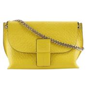 Pre-owned Leather shoulder-bags Loewe Pre-owned , Yellow , Dames