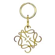 Pre-owned Fabric key-holders Loewe Pre-owned , Yellow , Dames