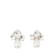 Parel Bloem Stud Oorbellen - Wit Simone Rocha , White , Dames