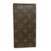 Pre-owned Canvas wallets Louis Vuitton Vintage , Brown , Dames