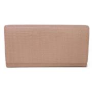 Pre-owned Leather wallets Loewe Pre-owned , Pink , Dames