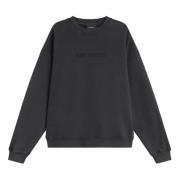 Vintage Distort Washed Sweatshirt Axel Arigato , Gray , Heren