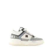 Nubuck Ma-1 Sneakers - Grijs Leer Amiri , Gray , Heren