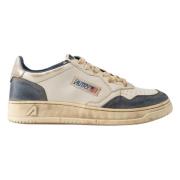 Retrostijl Sneakers met Vintage Look Autry , White , Heren