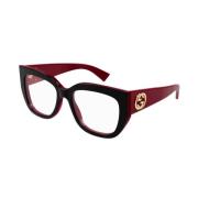 Cat-eye oversized bril acetaat montuur Gucci , Black , Unisex