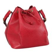 Pre-owned Leather louis-vuitton-bags Louis Vuitton Vintage , Red , Dam...