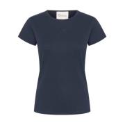 Korte Mouw MandyMW Tee My Essential Wardrobe , Blue , Dames