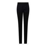 Wijde wollen broek The Attico , Black , Dames