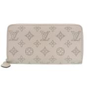 Pre-owned Leather wallets Louis Vuitton Vintage , Gray , Dames