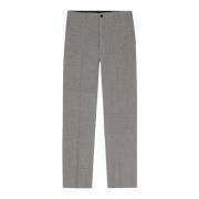 Grijze melange pantalon met relaxte pasvorm Nn07 , Gray , Heren