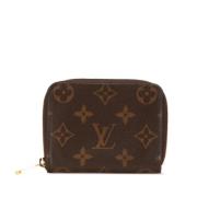 Pre-owned Canvas wallets Louis Vuitton Vintage , Brown , Dames