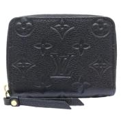 Pre-owned Canvas wallets Louis Vuitton Vintage , Black , Dames