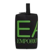 Cosmeticatas met bedrukt logo Emporio Armani EA7 , Black , Unisex