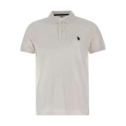 Heren Katoenen Polo Shirt U.s. Polo Assn. , White , Heren