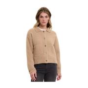 Boxy Jacket Bubbly Rino&Pelle , Beige , Dames