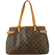 Pre-owned Canvas handbags Louis Vuitton Vintage , Brown , Dames