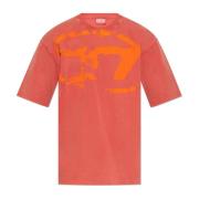 T-shirt T-Boxt-R21 Diesel , Red , Heren