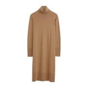 Luxe Cashmere Eik Jurk Joseph , Beige , Dames