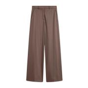 Flannel Alana Broek Wide Leg Joseph , Brown , Dames