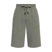 Zweetshorts met logo Dolce & Gabbana , Gray , Heren