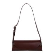 Stijlvolle Cannolo Schoudertas Jil Sander , Brown , Dames