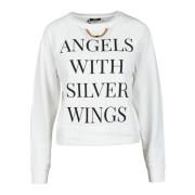 Sweatshirt Elisabetta Franchi , White , Dames