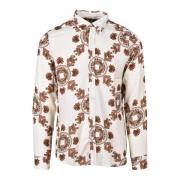 Viscose Shirt Daniele Alessandrini , Multicolor , Heren