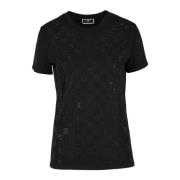 Tshirt Elisabetta Franchi , Black , Dames