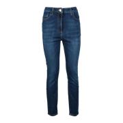 Jeans Elisabetta Franchi , Blue , Dames