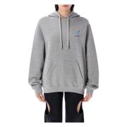 Reguliere hoodie in Fresco Harrow-stijl Off White , Gray , Dames