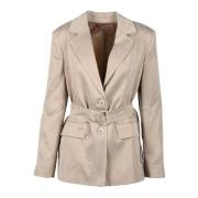 Jas Max Mara Studio , Beige , Dames