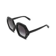 Stijlvolle zonnebril met model Spp039M Philipp Plein , Black , Dames