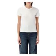 Gedrukt T-shirt voor een stijlvolle uitstraling Acne Studios , White ,...