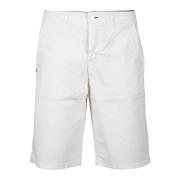 Katoenen Bermuda Shorts Daniele Alessandrini , White , Heren