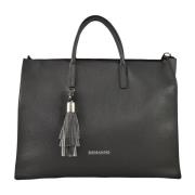 Leren Firenze Tas Ermanno Scervino , Black , Dames