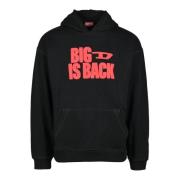 Sweatshirt Diesel , Black , Heren