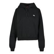 Katoenen Sweatshirt Diesel , Black , Dames