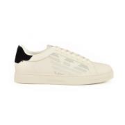 Rubberen Zool Sneakers Emporio Armani , White , Heren