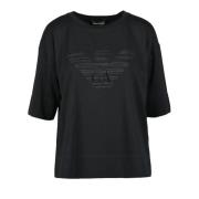 Tshirt Emporio Armani , Black , Dames