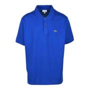 Katoenen Polo Shirt Lacoste , Blue , Heren