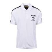 Couture Polo van 100% katoen Moschino , White , Heren