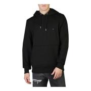 Heren Sweatshirt Herfst/Winter Tommy Hilfiger , Black , Heren